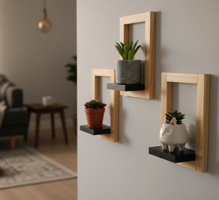 Set de repisas minimalistas