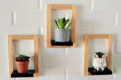 Set de repisas minimalistas